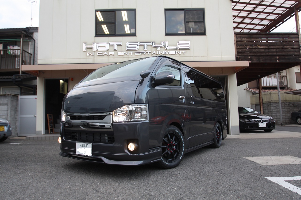 ハイエースS-GLダークプライムボンネット ハイエース専門flexdream湘南